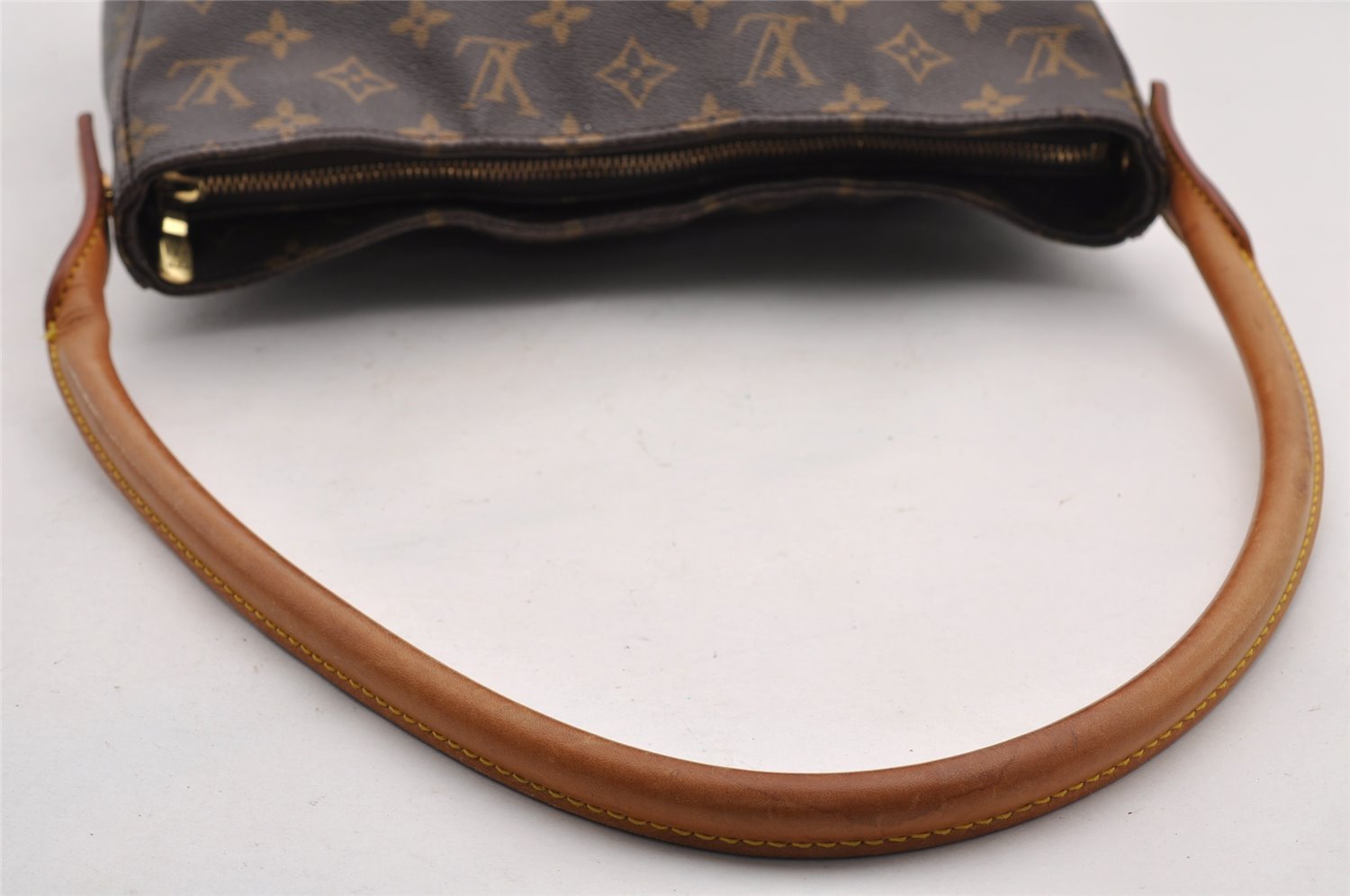 Authentic Louis Vuitton Monogram Looping GM Shoulder Bag M51145 LV 3140I