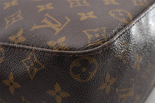 Authentic Louis Vuitton Monogram Looping GM Shoulder Bag M51145 LV 3140I