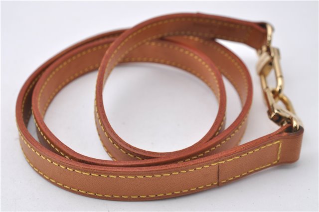 Authentic Louis Vuitton Leather Shoulder Strap Beige 39