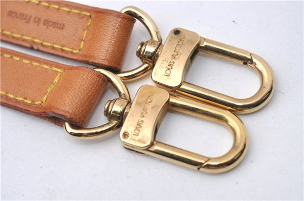 Authentic Louis Vuitton Leather Shoulder Strap Beige 39" LV 3142D