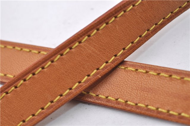 Authentic Louis Vuitton Leather Shoulder Strap Beige 39