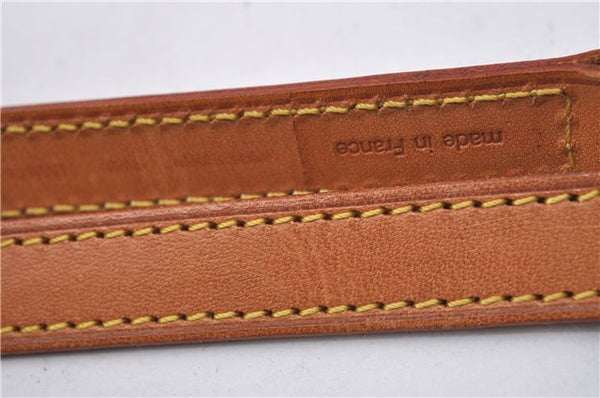 Authentic Louis Vuitton Leather Shoulder Strap Beige 39" LV 3142D