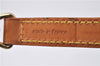 Authentic Louis Vuitton Leather Shoulder Strap Beige 39" LV 3142D
