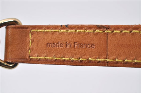 Authentic Louis Vuitton Leather Shoulder Strap Beige 39" LV 3142D