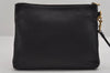 Authentic GUCCI Portfolio Clutch Hand Bag Purse Leather 572770 Black 3142I