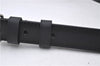 Authentic Louis Vuitton Leather Shoulder Strap Black 42.5-52" LV 3143D