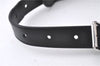 Authentic Louis Vuitton Leather Shoulder Strap Black 42.5-52" LV 3143D