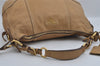 Authentic PRADA Vintage Deer Skin Leather Shoulder Tote Bag Beige 3143I