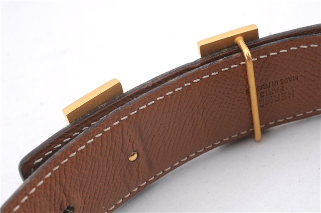 Authentic HERMES Constance Ladies Leather Belt Size 65cm 25.6