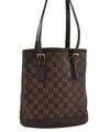 Authentic Louis Vuitton Damier Marais Bucket Shoulder Tote Bag N42240 LV 3144I