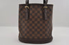 Authentic Louis Vuitton Damier Marais Bucket Shoulder Tote Bag N42240 LV 3144I