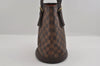 Authentic Louis Vuitton Damier Marais Bucket Shoulder Tote Bag N42240 LV 3144I