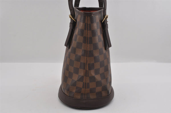 Authentic Louis Vuitton Damier Marais Bucket Shoulder Tote Bag N42240 LV 3144I