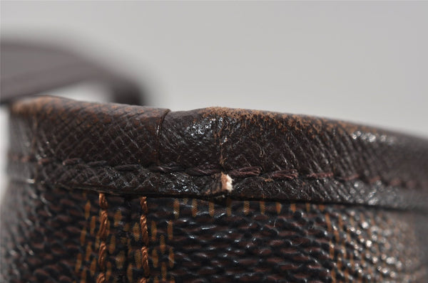 Authentic Louis Vuitton Damier Marais Bucket Shoulder Tote Bag N42240 LV 3144I