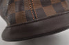 Authentic Louis Vuitton Damier Marais Bucket Shoulder Tote Bag N42240 LV 3144I
