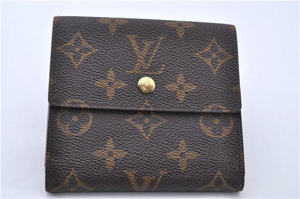Authentic Louis Vuitton Monogram M61652 Porte Monnaie Billet Carte Credit 3145F