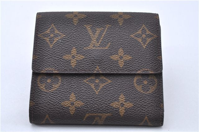 Authentic Louis Vuitton Monogram M61652 Porte Monnaie Billet Carte Credit 3145F