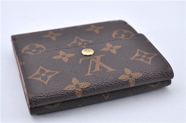 Authentic Louis Vuitton Monogram M61652 Porte Monnaie Billet Carte Credit 3145F