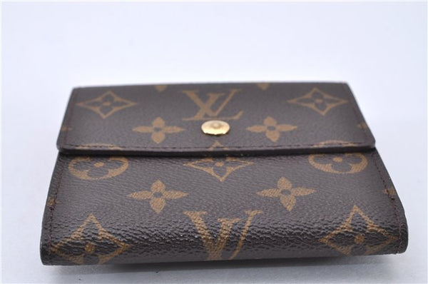 Authentic Louis Vuitton Monogram M61652 Porte Monnaie Billet Carte Credit 3145F