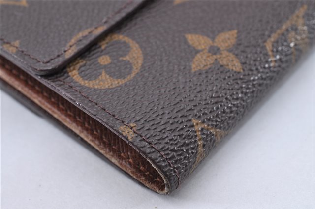 Authentic Louis Vuitton Monogram M61652 Porte Monnaie Billet Carte Credit 3145F