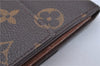 Authentic Louis Vuitton Monogram M61652 Porte Monnaie Billet Carte Credit 3145F