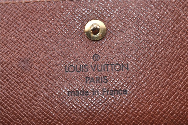 Authentic Louis Vuitton Monogram M61652 Porte Monnaie Billet Carte Credit 3145F