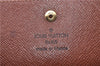 Authentic Louis Vuitton Monogram M61652 Porte Monnaie Billet Carte Credit 3145F