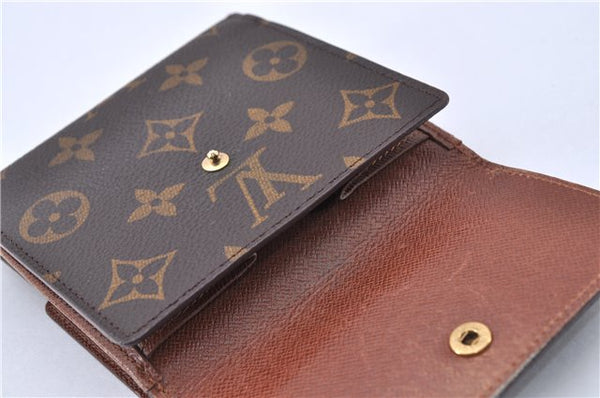 Authentic Louis Vuitton Monogram M61652 Porte Monnaie Billet Carte Credit 3145F