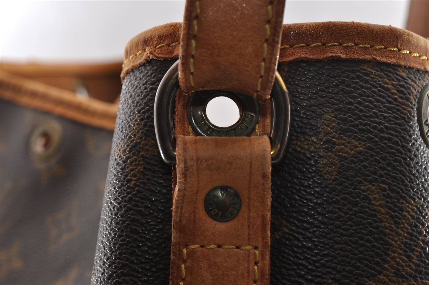 Authentic Louis Vuitton Monogram Noe Shoulder Drawstring Bag M42224 LV 3146I