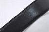 Authentic HERMES Constance Ladies Leather Belt Size 70cm 27.6" Black Navy 3147D