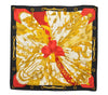 Authentic HERMES Carre 90 Scarf "SOLEIL DE SOIE" Silk Black 3148D