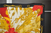 Authentic HERMES Carre 90 Scarf "SOLEIL DE SOIE" Silk Black 3148D