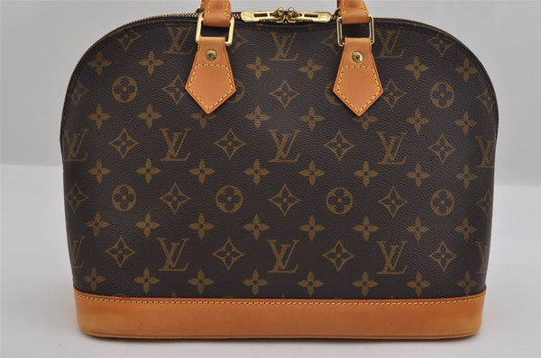 Authentic Louis Vuitton Monogram Alma Hand Bag Purse M51130 LV 3148I