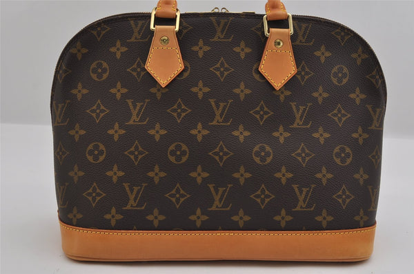 Authentic Louis Vuitton Monogram Alma Hand Bag Purse M51130 LV 3148I