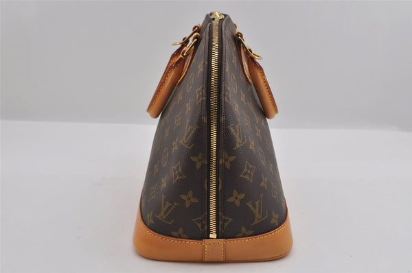 Authentic Louis Vuitton Monogram Alma Hand Bag Purse M51130 LV 3148I