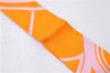 Authentic HERMES Twilly Scarf "Les Coupes Tattoo" Silk Orange Pink Box 3149D