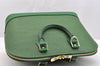 Authentic Louis Vuitton Epi Alma PM Hand Bag Green M52144 LV 3151I