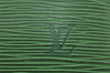 Authentic Louis Vuitton Epi Alma PM Hand Bag Green M52144 LV 3151I