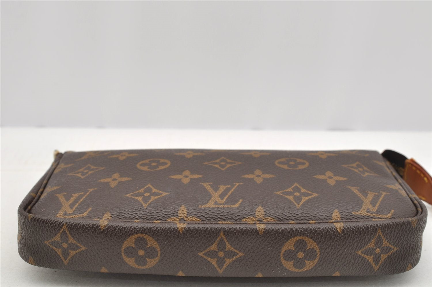 Authentic Louis Vuitton Monogram Pochette Accessoires Pouch M51980 LV 3154I