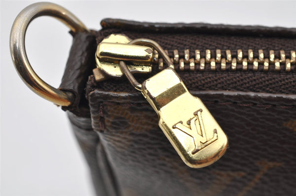 Authentic Louis Vuitton Monogram Pochette Accessoires Pouch M51980 LV 3154I