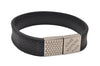 Authentic Louis Vuitton Damier Graphite Bracelet Pull It Black M6300E LV 3155I