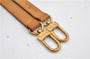 Authentic Louis Vuitton Leather Shoulder Strap Beige 39.4" LV 3158D