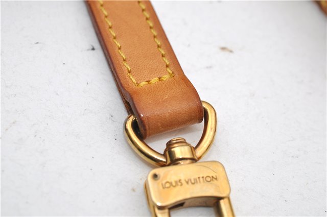 Authentic Louis Vuitton Leather Shoulder Strap Beige 39.4