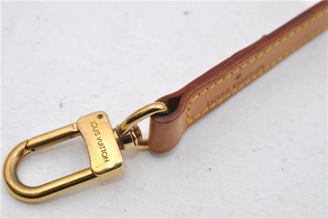 Authentic Louis Vuitton Leather Shoulder Strap Beige 39.4