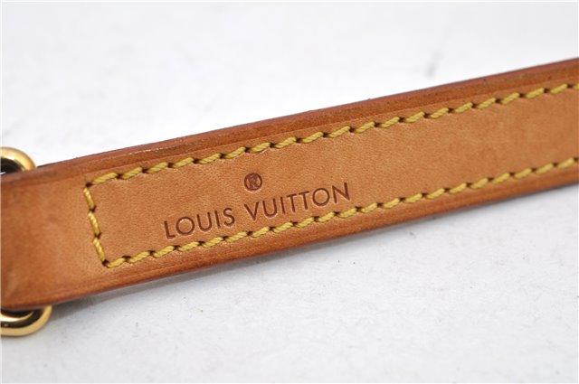 Authentic Louis Vuitton Leather Shoulder Strap Beige 39.4