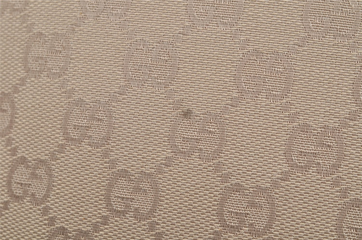 Authentic GUCCI Shoulder Tote Bag Purse GG Canvas Leather 31244 Beige 3159I