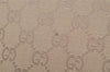 Authentic GUCCI Shoulder Tote Bag Purse GG Canvas Leather 31244 Beige 3159I
