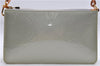 Authentic Louis Vuitton Vernis Lexington Hand Bag Pouch M91056 Light Green 3161E