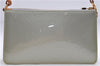 Authentic Louis Vuitton Vernis Lexington Hand Bag Pouch M91056 Light Green 3161E