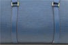 Authentic Louis Vuitton Epi Soufflot Hand Bag Blue M52225 LV 3162D